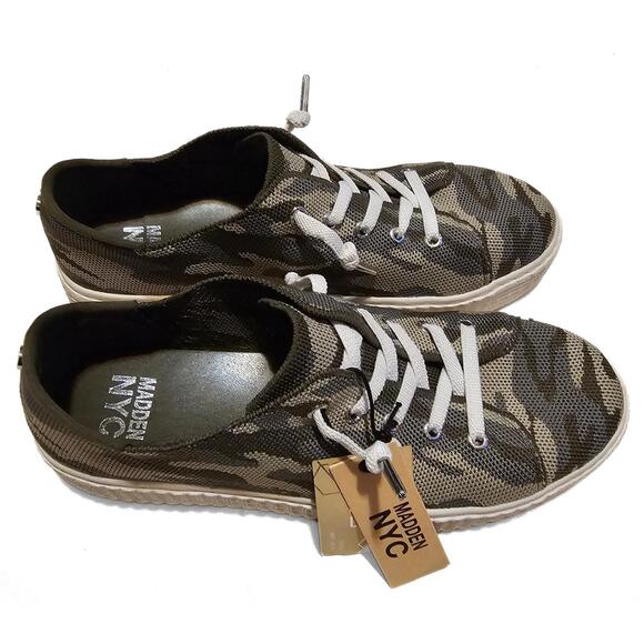 Madden NYC Womens Glycerine Sneakers Camo 8W NWT - Picture 3 of 9